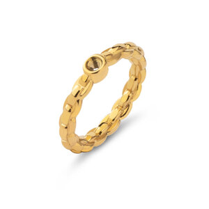 Melano Twisted Tiffany Ring Gold