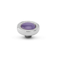 Melano Vivid Purple Jade Luxury Gem Steentje