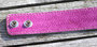 Leren Armband Snake Roze 3cm breed_