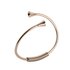 Telma Twisted armband Melano Rose Gold Large_